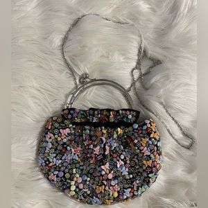 Whimsical Button and Beaded Evening Bag
